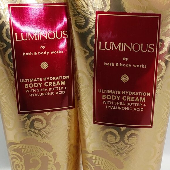 BATH & BODY WORKS 'LUMINOUS' ULTIMATE HYDRATION BODY CREAM 2 PIECE SET - Picture 6 of 14
